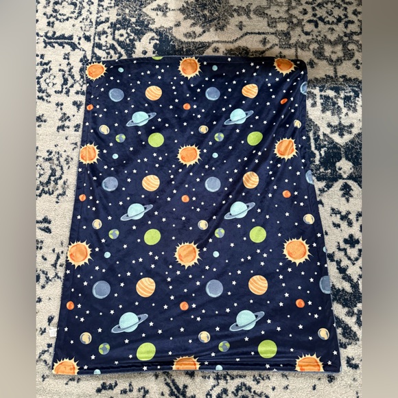 Space Baby Blanket - Picture 6 of 7
